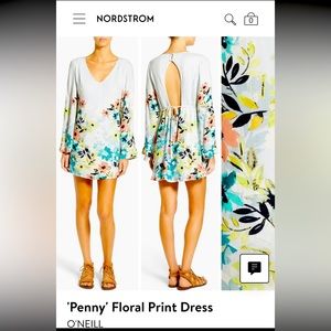 NEW- O’NEILL XS floral dress for sale new with tags